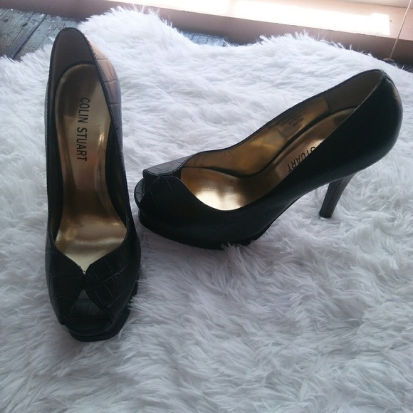 Colin Stuart Platform Heels size 7.5 - Picture 5 of 5